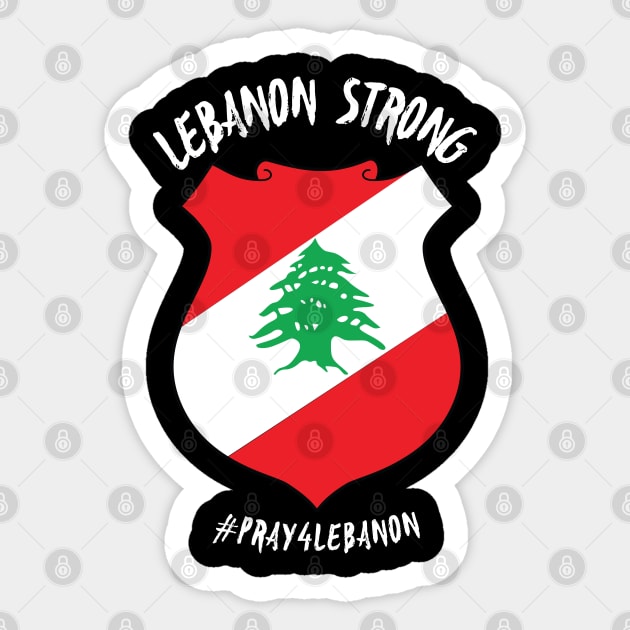 Lebanon Strong Sticker by Roufxis